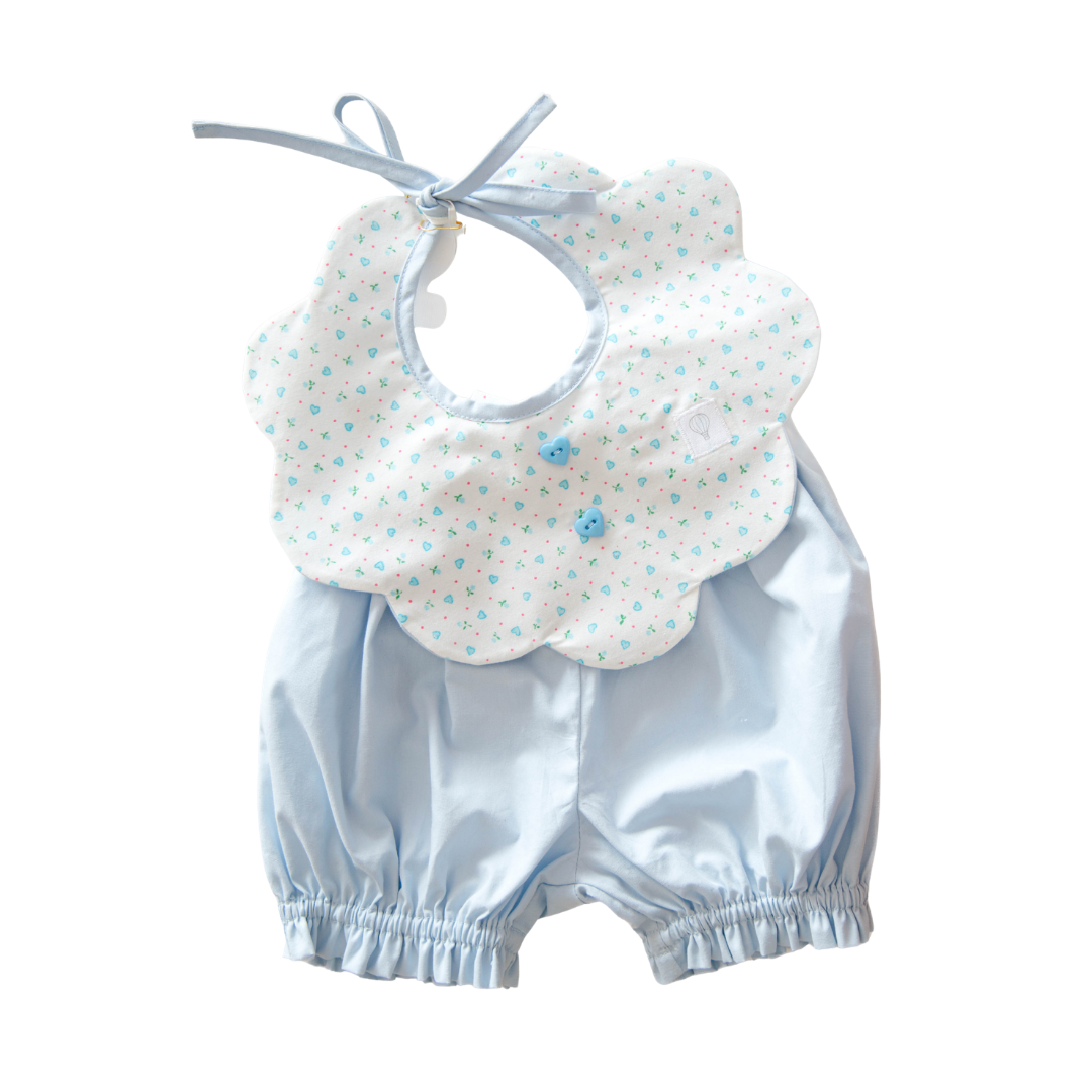 Conjunto de babero y bloomer