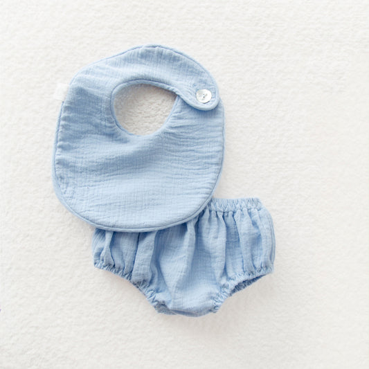 Conjunto de babero y bloomer